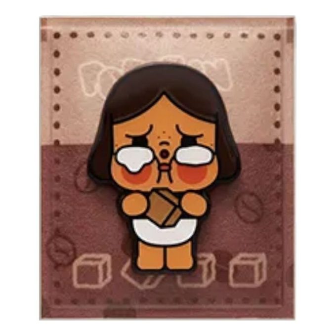 Aimant de réfrigérateur Pop Bean Coffee Factory « Assaisonnement au sucre doré Crybaby »