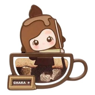 Aimant de réfrigérateur Pop Bean Coffee Factory « Chaka Double-shot Espresso »