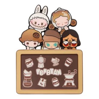 Aimant de réfrigérateur Pop Bean Coffee Factory « Coffee Family Combo » Édition secrète