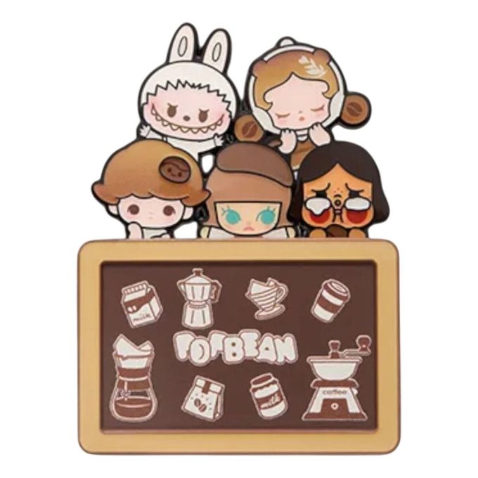 Aimant de réfrigérateur Pop Bean Coffee Factory « Coffee Family Combo » Édition secrète