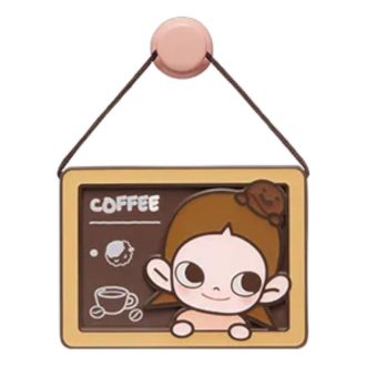 Aimant de réfrigérateur Pop Bean Coffee Factory « Mélange spécial Zsiga »