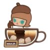 Aimant de réfrigérateur Pop Bean Coffee Factory « Molly Stir with Sugar »