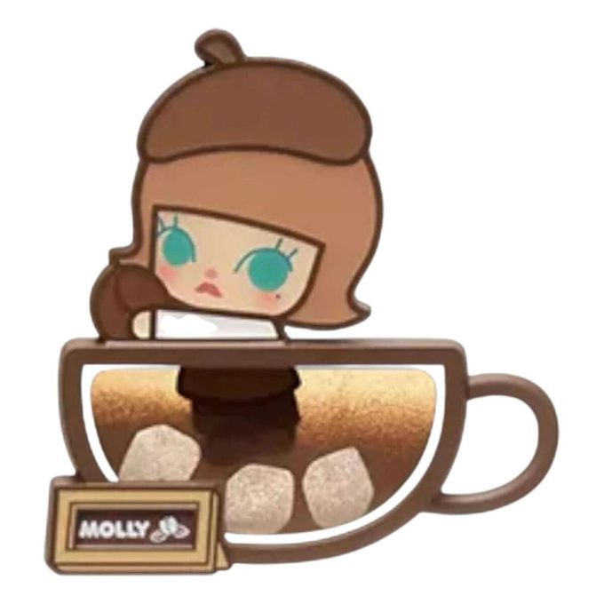Aimant de réfrigérateur Pop Bean Coffee Factory « Molly Stir with Sugar »