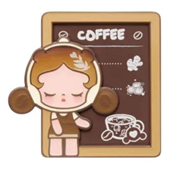 Aimant de réfrigérateur Pop Bean Coffee Factory « Skullpanda Coffee Moment »