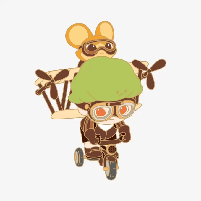 Badge DIMOO Où nous allons (3 pièces et 9 pièces)