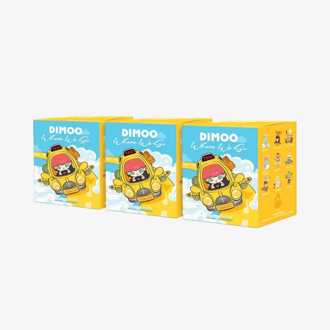 Badge DIMOO Où nous allons (3 pièces et 9 pièces)