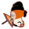 Badge Labubu « Amusons-nous ensemble » « Dessin de couverture de parapluie »