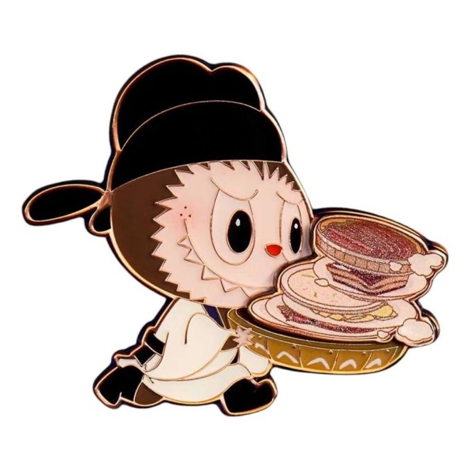 Badge Labubu « Amusons-nous ensemble » Édition secrète « Grand Banquet »