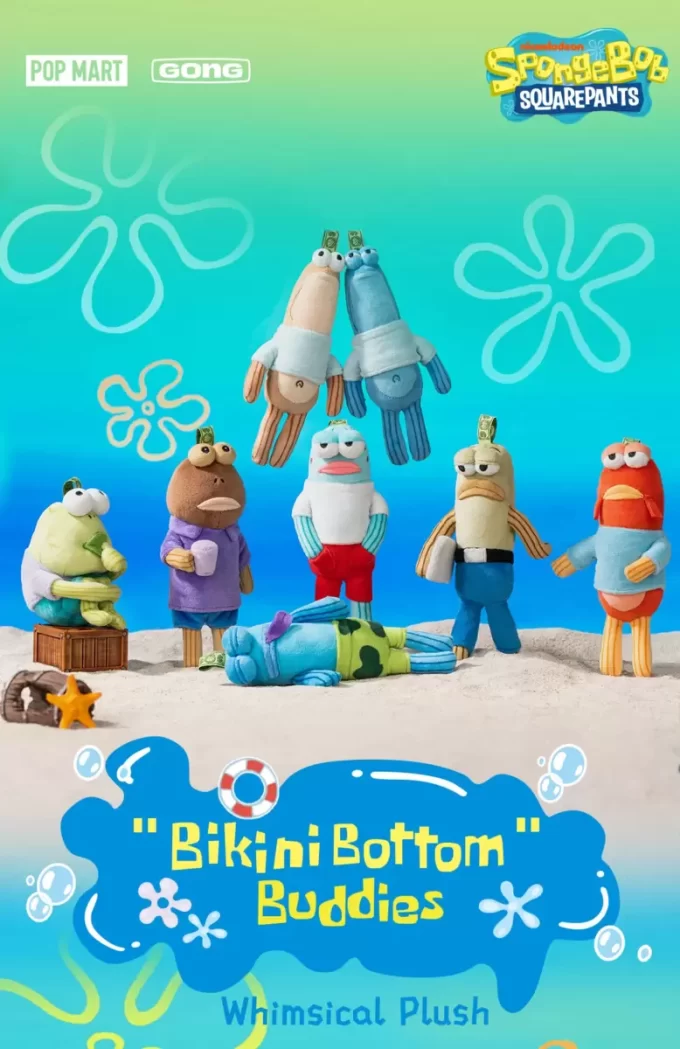 Bikini Bottom Buddies – Peluche fantaisiste Bikini Bottom Buddies – Peluche fantaisiste
