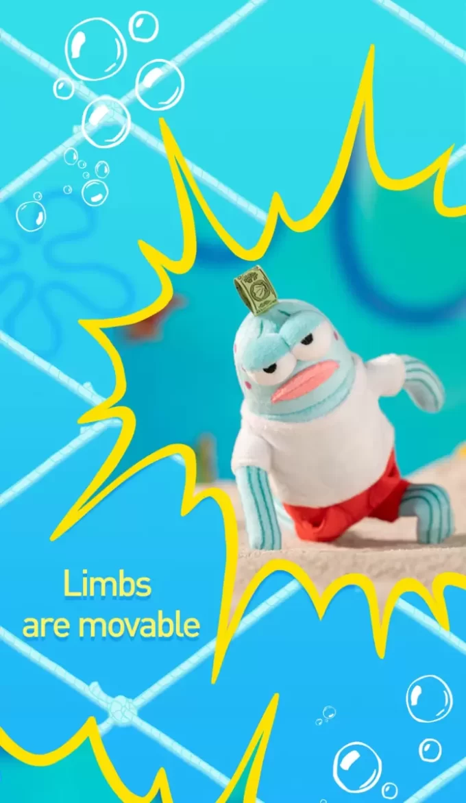 Bikini Bottom Buddies – Peluche fantaisiste Bikini Bottom Buddies – Peluche fantaisiste