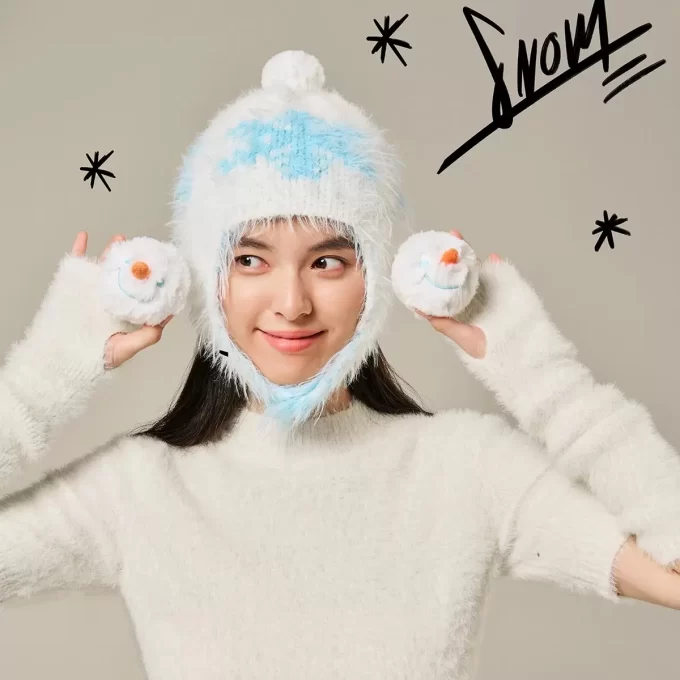 Bonnet tricoté SKULLPANDA Tell Me What You Want Series Bonnet tricoté SKULLPANDA Tell Me What You Want Series