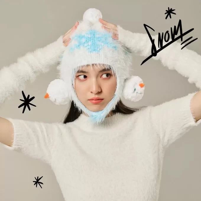 Bonnet tricoté SKULLPANDA Tell Me What You Want Series Bonnet tricoté SKULLPANDA Tell Me What You Want Series