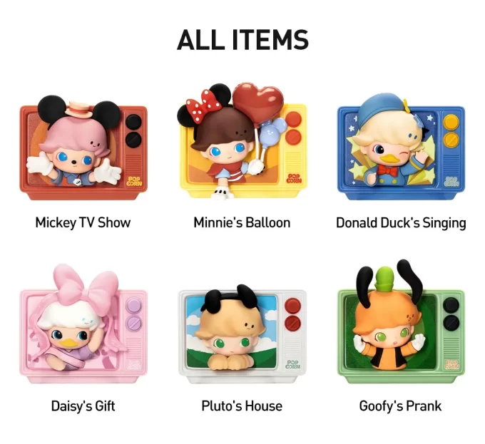 Boîte aveugle aimantée pour réfrigérateur de la série DIMOO WORLD × DISNEY Boîte aveugle aimantée pour réfrigérateur de la série DIMOO WORLD × DISNEY