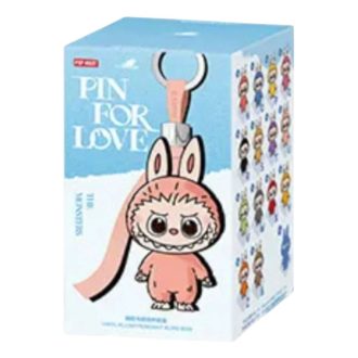 Boîte aveugle avec pendentif en peluche Labubu Pin for Love (N-Z) (1 boîte aveugle)