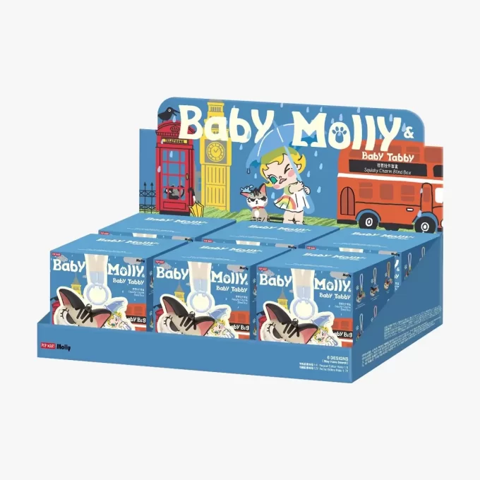 Boîte aveugle avec pendentif à pincer, série Baby Molly et Baby Tabby Boîte aveugle avec pendentif à pincer, série Baby Molly et Baby Tabby