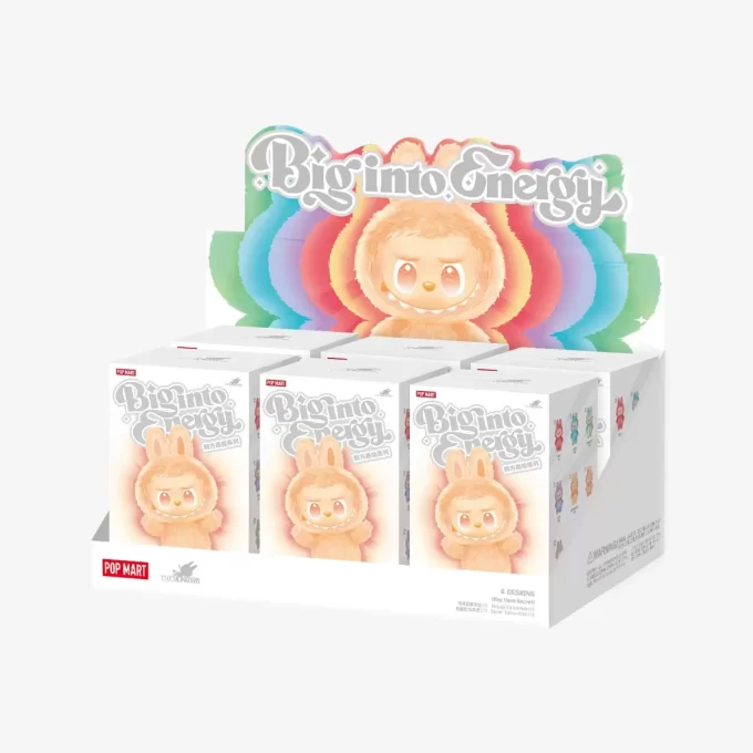 Boîte aveugle de pendentif en peluche en vinyle de la série Big Into Energy des MONSTRES Boîte aveugle de pendentif en peluche en vinyle de la série Big Into Energy des MONSTRES