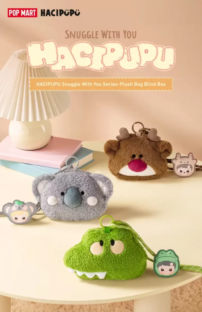 Boîte aveugle de sac en peluche de la série HACIPUPU Snuggle With You Boîte aveugle de sac en peluche de la série HACIPUPU Snuggle With You