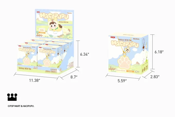 Boîte aveugle de sac en peluche de la série HACIPUPU Snuggle With You Boîte aveugle de sac en peluche de la série HACIPUPU Snuggle With You