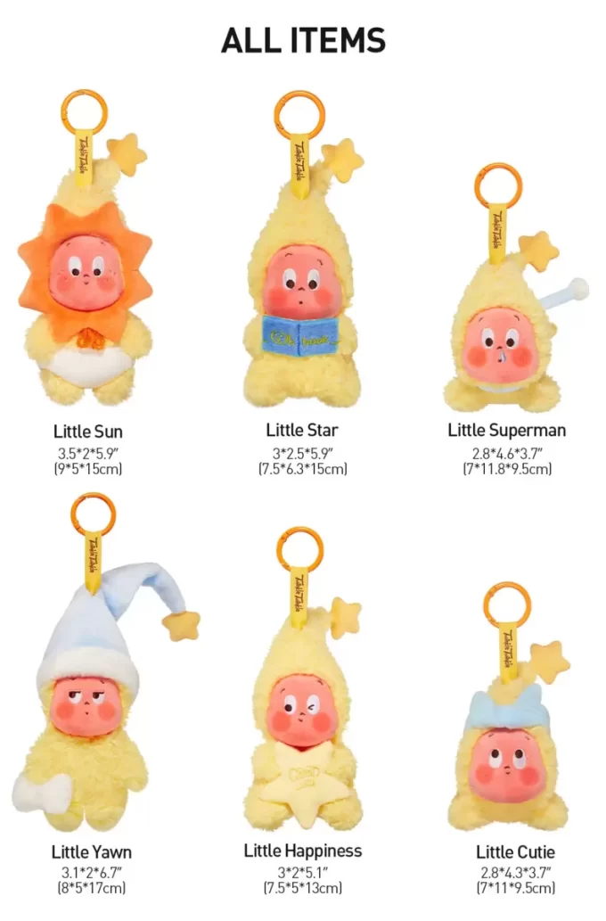 Boîte aveugle pour pendentif en peluche de la série We Are Twinkle Twinkle