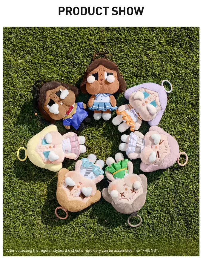 Boîte surprise avec pendentif en peluche de la série Sunset Concert de CRYBABY Boîte surprise avec pendentif en peluche de la série Sunset Concert de CRYBABY