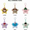 Boîte surprise avec pendentif en peluche scintillante de la série classique THE MONSTERS
