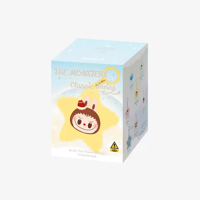 Boîte surprise avec pendentif en peluche scintillante de la série classique THE MONSTERS