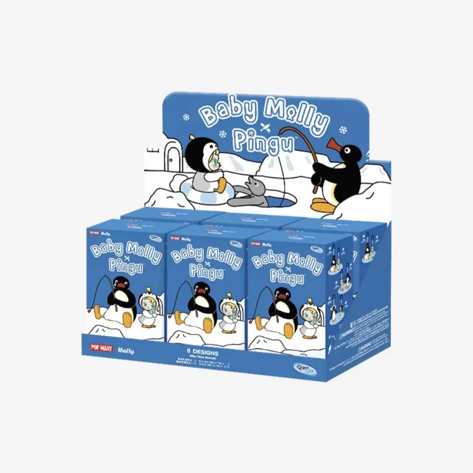 Boîte surprise en peluche vinyle Baby Molly × Pingu Happy Fishing Series Boîte surprise en peluche vinyle Baby Molly × Pingu Happy Fishing Series