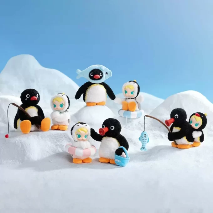 Boîte surprise en peluche vinyle Baby Molly × Pingu Happy Fishing Series Boîte surprise en peluche vinyle Baby Molly × Pingu Happy Fishing Series