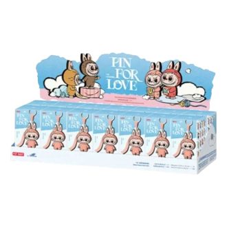 Boîte surprise Labubu Pin for Love Plush Pendant (N-Z) (14 boîtes surprises)