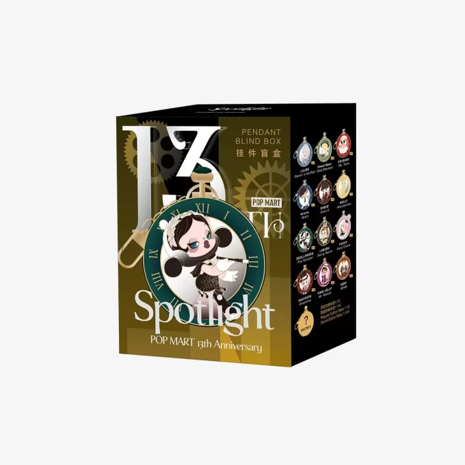 Boîte surprise suspendue Spotlight POP MART 13e anniversaire