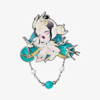 Broche de poitrine de la série Mirage de SKULLPANDA