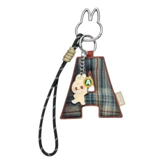 Broche Labubu pour pendentif lettre d&rsquo;amour « A »