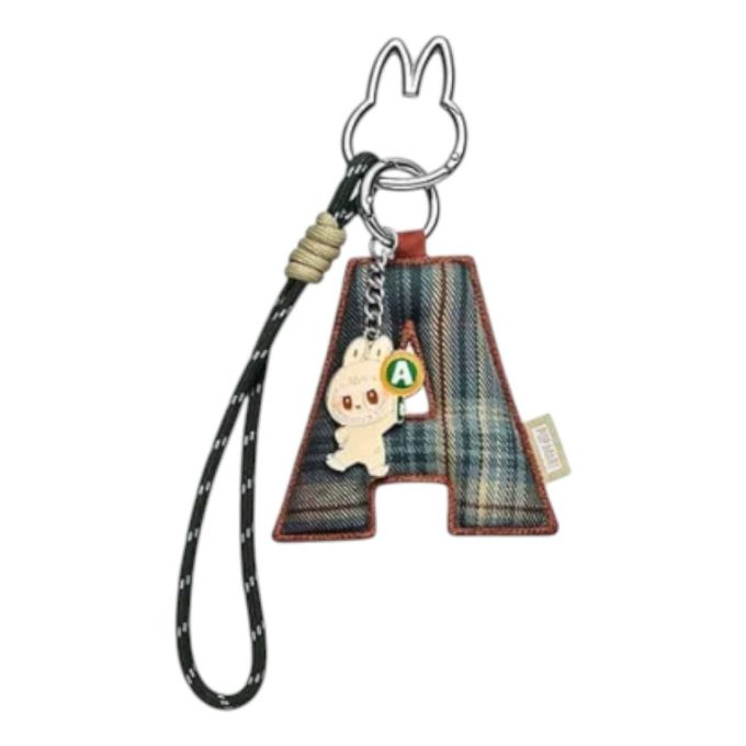 Broche Labubu pour pendentif lettre d&rsquo;amour « A »