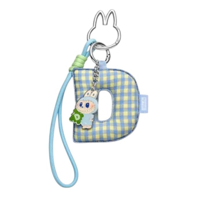 Broche Labubu pour pendentif lettre d&rsquo;amour « D »