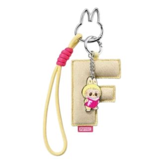 Broche Labubu pour pendentif lettre d&rsquo;amour « F »
