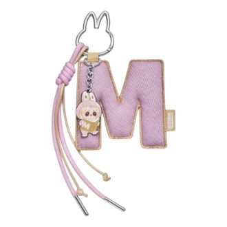 Broche Labubu pour pendentif lettre d&rsquo;amour « M »