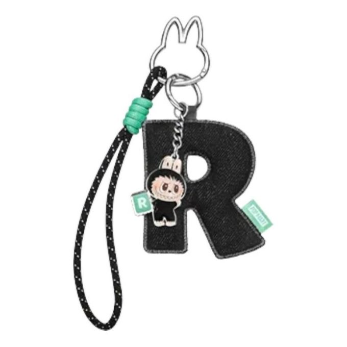 Broche Labubu pour pendentif lettre d&rsquo;amour « R »