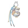 Broche Labubu pour pendentif lettre d&rsquo;amour « S »