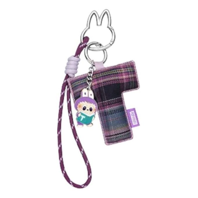 Broche Labubu pour pendentif lettre d&rsquo;amour « T »