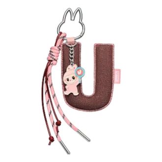 Broche Labubu pour pendentif lettre d&rsquo;amour « U »