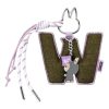 Broche Labubu pour pendentif lettre d&rsquo;amour « W »