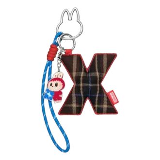 Broche Labubu pour pendentif lettre d&rsquo;amour « X »