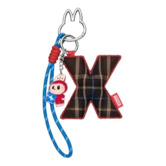 Broche Labubu pour pendentif lettre d&rsquo;amour « X »