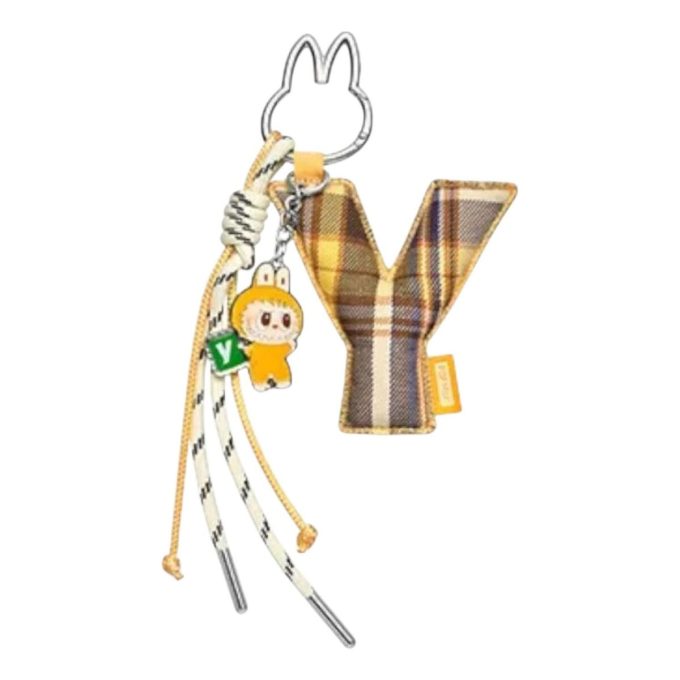 Broche Labubu pour pendentif lettre d&rsquo;amour « Y »