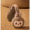 Cache-oreilles en peluche LABUBU, série de vacances chaudes et moelleuses