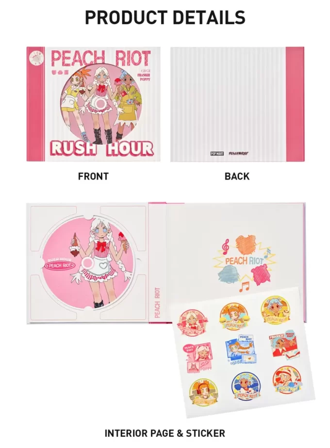 Carnet de notes de la série Peach Riot Rush Hour