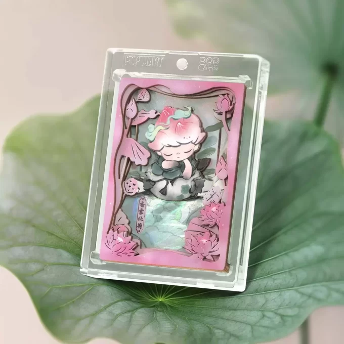 Cartes de collection artistiques de figurines de la série DIMOO Stories In The Cup