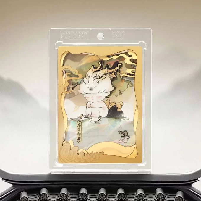 Cartes de collection artistiques de figurines de la série DIMOO Stories In The Cup