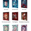 Cartes de collection artistiques de figurines de la série Mirage de SKULLPANDA