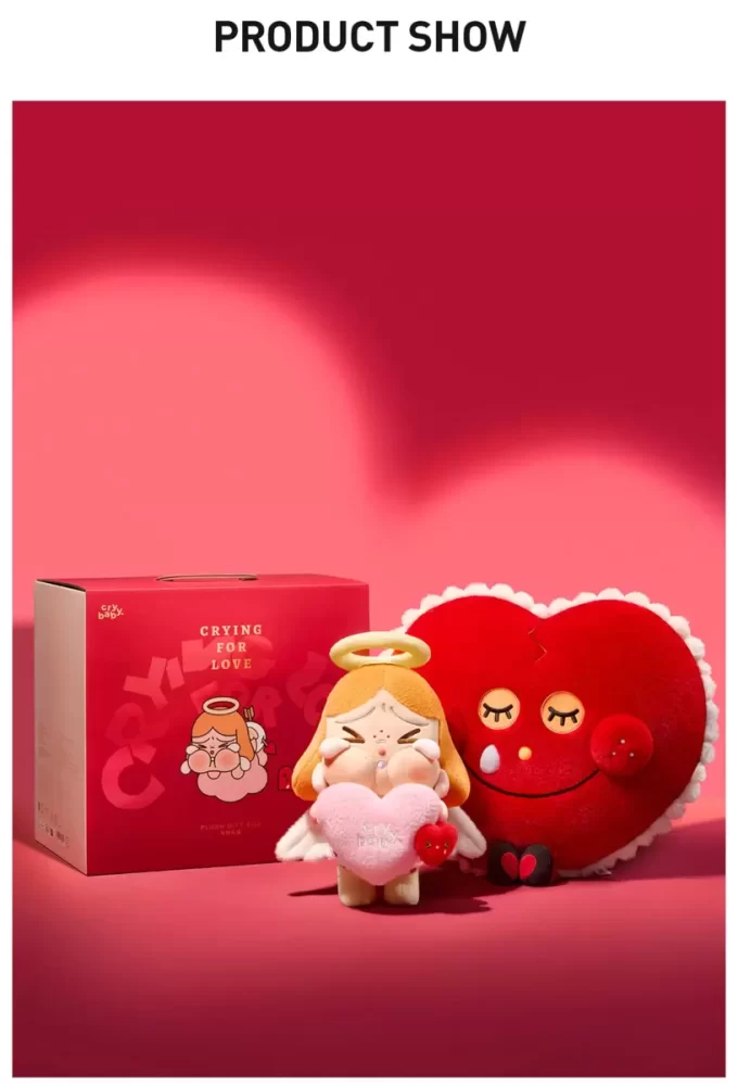 Coffret cadeau peluche CRYBABY Série Crying For Love Coffret cadeau peluche CRYBABY Série Crying For Love